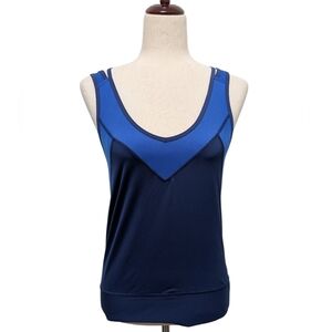 Lucy Workout Tank Top Blue Dri Fit Women's Size XS Running Gym Athleisure